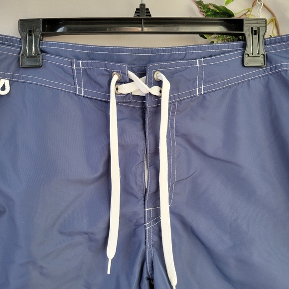 Sundek Men's Nylon Mesh Swim Trunks Blue 36 - Picture 7 of 12